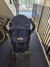 Zeta Vooom Twighlight -  Blue Baby Stroller Pushchair  & Rain Cover