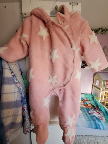 Next baby girl snowsuit - , 6-9