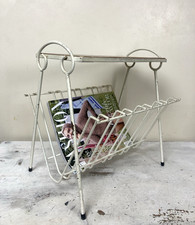 Vintage Magazine Rack Side