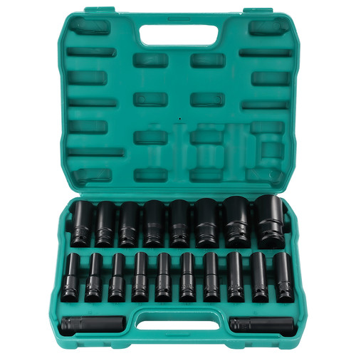 20pcs deep impact socket set - impact,