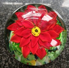 Beautiful Red Daliah Glass