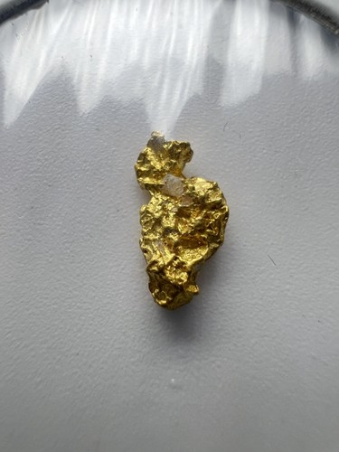 Gold nugget hand panned from - gold,