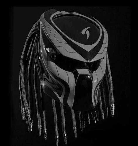 Predator motorcycle helmet - predator,