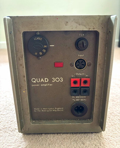 Quad 303 stereo power - stereo,