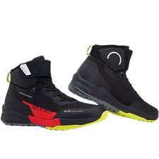 Eleveit Stratos Waterproof Motorbike Motorcycle Urban Boots - Black / Red