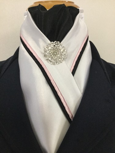 Hhd white satin dressage - white,