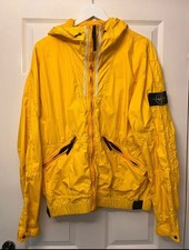 Stone Island 2011 Yellow Membrana TC Hooded Jacket XXL