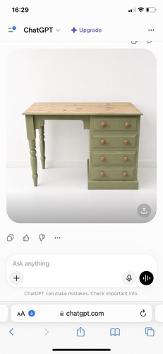 Pine desk - pine,