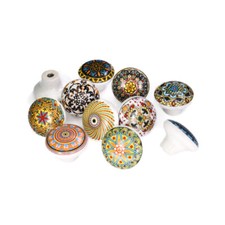 10pcs Round Multicoloured Mix