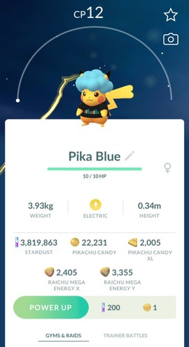 Non shiny pikachu pokéxciting - shiny,