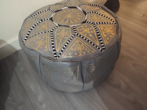 Handmade pouffe new genuine - new,