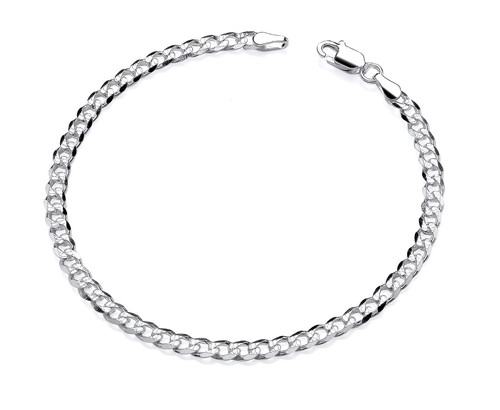 Sterling silver inch curb - sterling,