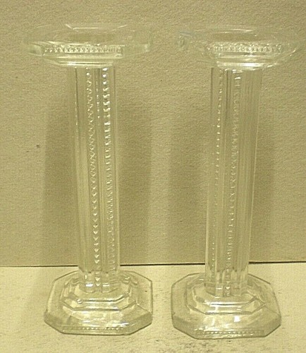 Pair antique glass hat - antique, /