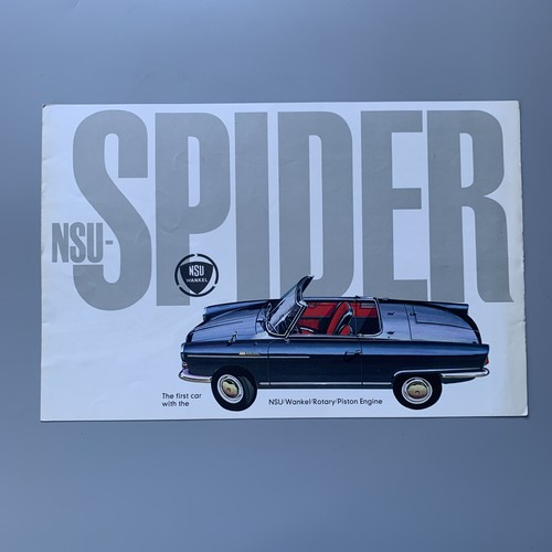 Nsu spider wankel rotary - spider,