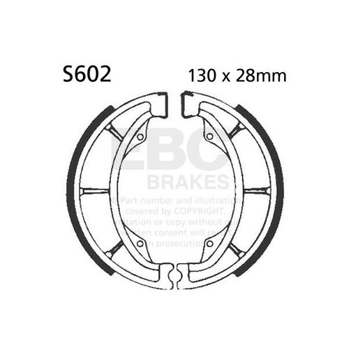 Ebc brake shoe - shoe, 2k