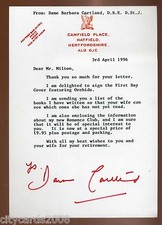 Letter  from Dame Barbara