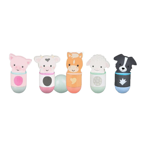 Farmyard animal wooden - farmyard,