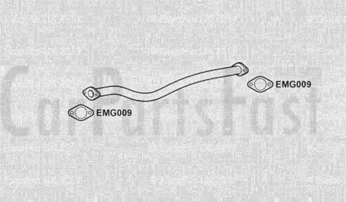 Exhaust inter pipe mazda - pipe,