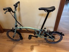 Brompton C Line Folding Bike 6-Speed, Mid Handlebar 2022