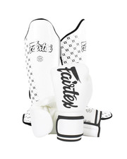 Fairtex Sparring Set BGV14 Gloves MMA Muay Thai Kickboxing Boxing SP5 Shin Pads