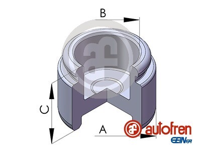 Piston brake caliper autofren - brake,