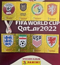 PANINI QATAR 2022 FIFA WORLD CUP STICKER COLLECTION FOILS/ GROUP A & GROUP B FWC