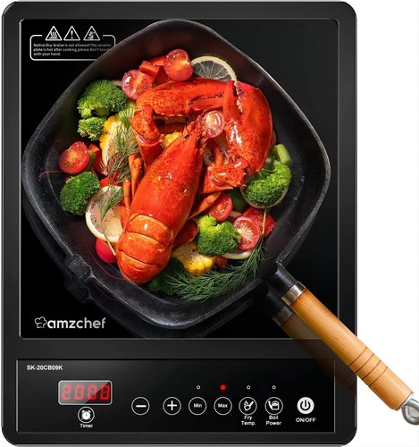 Amzchef single induction hob - single,