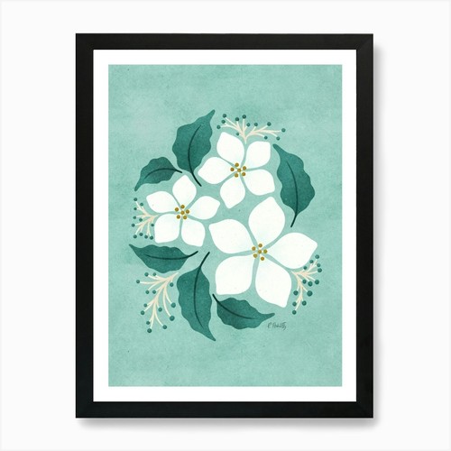 White flowers duck - flowers,