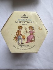 Rosina China Queen’s Birthday Child Nursery Ware Beaker Friday Collectible