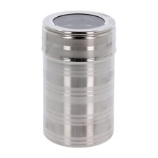 Stainless Steel Canister Kitchen Storage Tin Tea Coffee Sugar Jars Indian Dabba