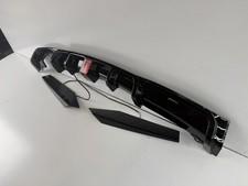 FOR BMW 3 SERIES F30 F31 GLOSS BLACK REAR DIFFUSER WITH F1 LED LIGHT 340i