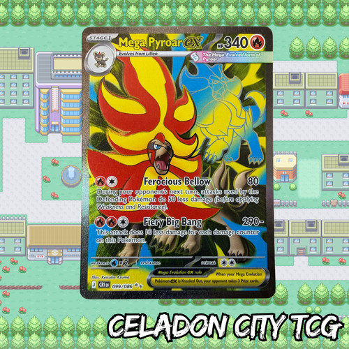 Mega pyroar 099 - ex, chaos