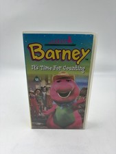Barney It’s Time For Counting Vhs Video PAL Cassette Children’s