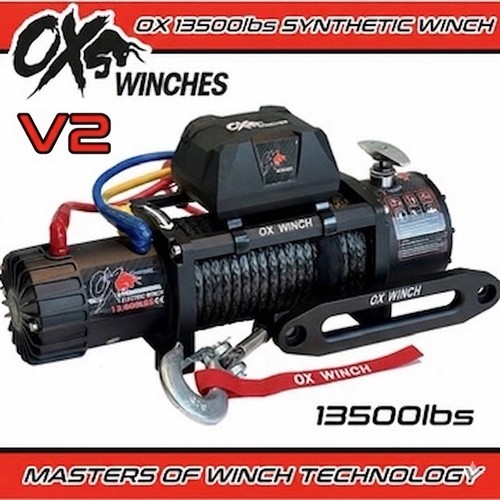 Electric winch 12v 13500lbs - electric,