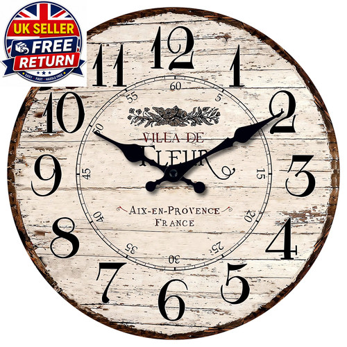 1pc wooden wall clock - wall, clock,