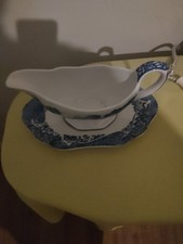 Spode Italian Blue Gravy Boat