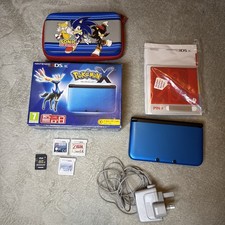 Nintendo 3DS XL - Pokemon X NOT installed - Box, Charger & 3 additional Games