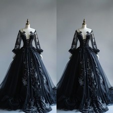 Gothic Black Wedding Dresses
