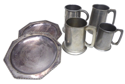 English pewter tankards - english, &