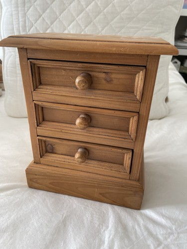 Vintage wooden miniature - vintage, chest