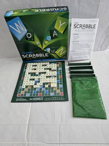 Travel scrabble compact - scrabble,