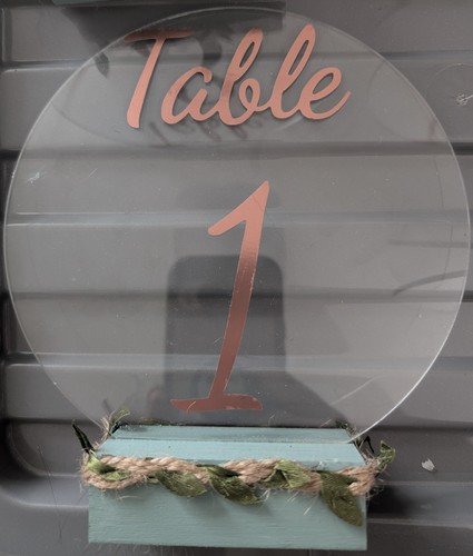 Wedding table numbers - wedding,
