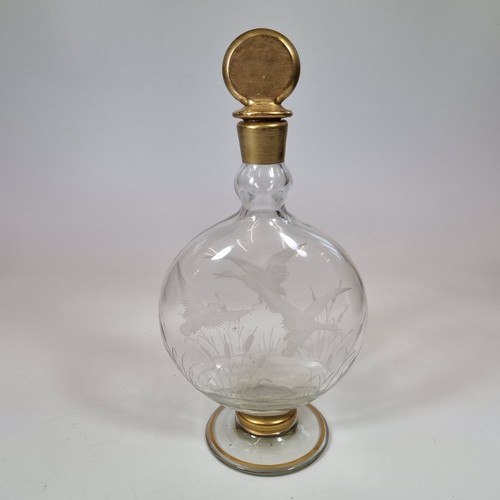 Antique glass decanter - antique,