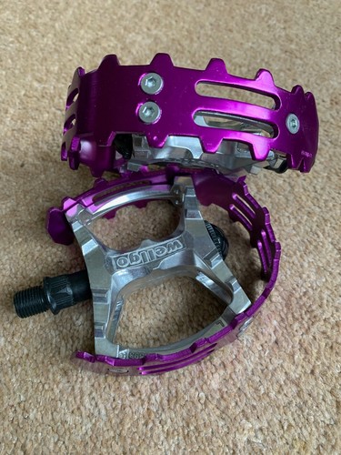 Old school bmx beartrap pedals - bmx,