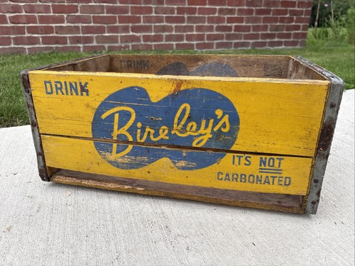 Vintage wooden soda crate - vintage,