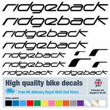 Ridgeback bike labels / decals