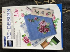 BROTHER PE DESIGN LITE EMBROIDERY SOFTWEAR USED ONCE