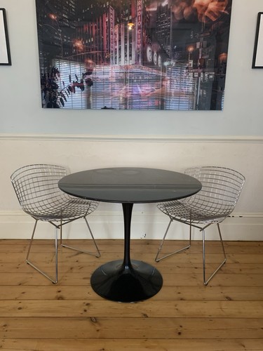 Vintage nero marble knoll - x1,
