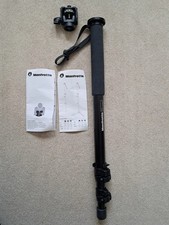 Manfrotto 681B Monopod and 238 Head Tilt, Black, Professional Camera Equipment