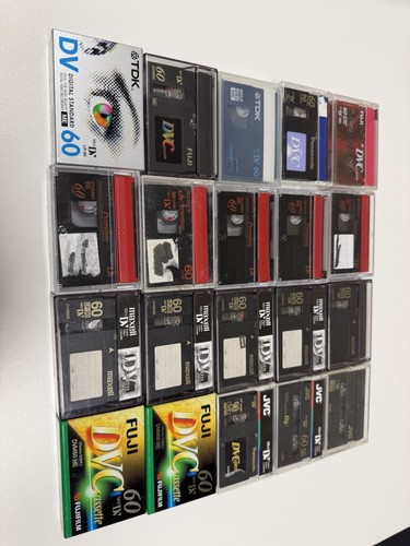 Unused blanked minidv video - minidv,